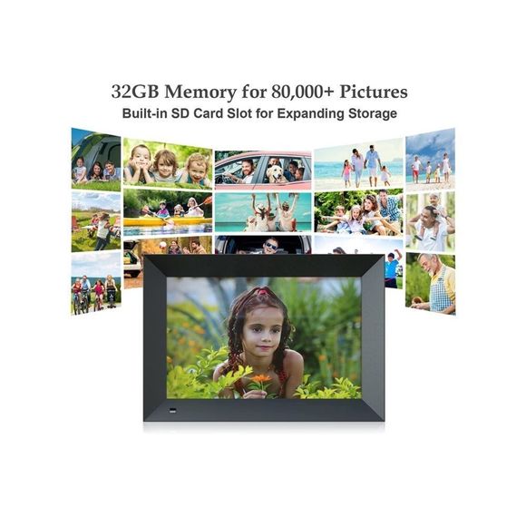 Amazon.com : 32GB 10.1 Inch WiFi Digital Picture Frame with  32GB 10.1 Inch WiFi Digital Picture Frame